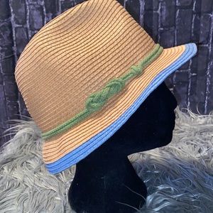 WORLD MARKET Straw Fedora Hat